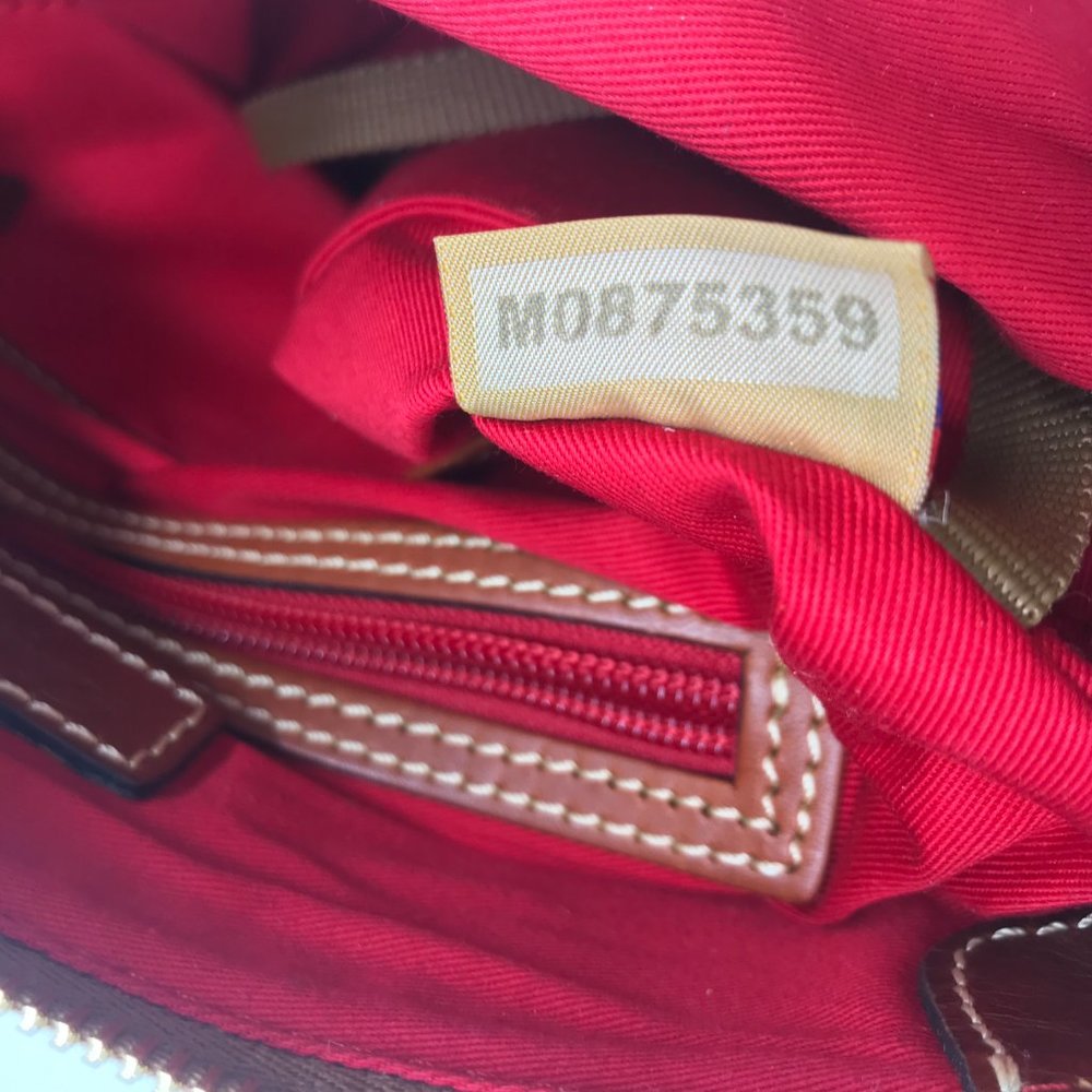 New DOONEY & BOURKE Large Ridley Womens Crossbody Bag Brown Pebbled Leather - Picture 5 of 7